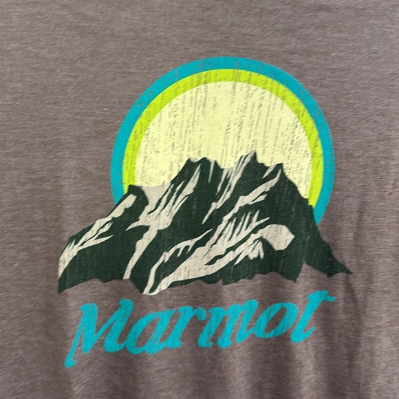 NWT Marmot Brown Heather Vintage Tee Pikes Peak - Picture 2 of 5